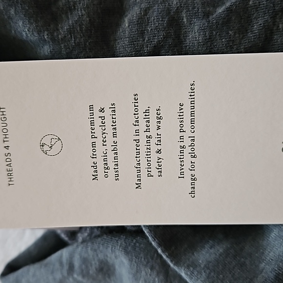 *NWT* Threads 4 Thought Color-block Raglan Hooded Tee - Picture 7 of 7